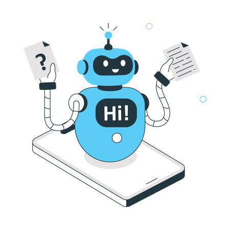 Online Robot Automation  Illustration