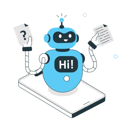 Online Robot Automation  Illustration