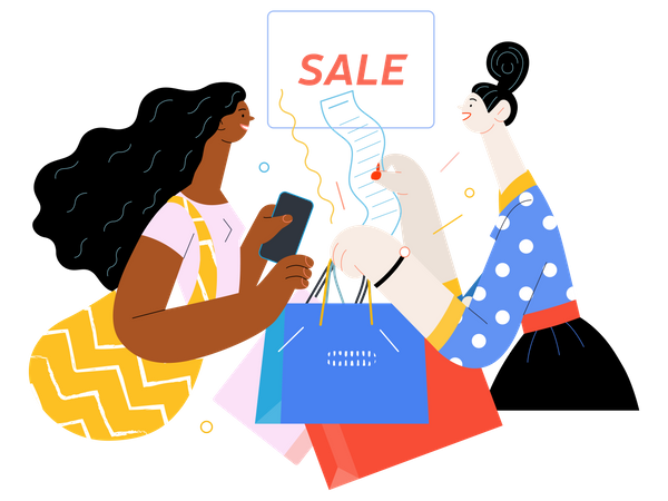 Online sale  Illustration