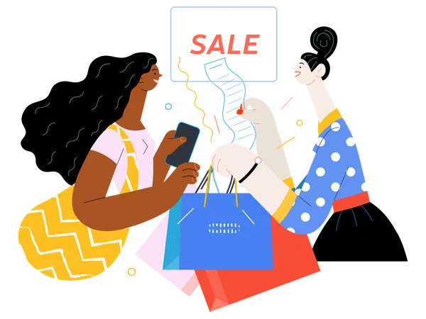 Online sale  Illustration