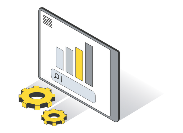 Online-SEO-Analyse  Illustration