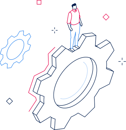 Online service  イラスト