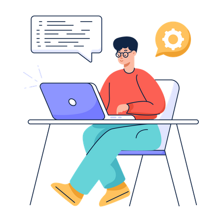 Online Services  Illustration