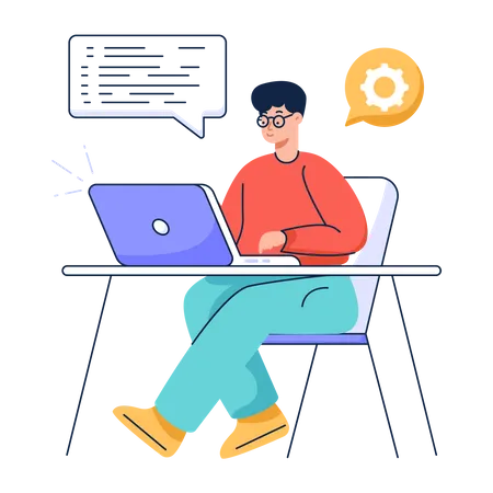 Online Services  Illustration