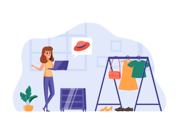 E-Shopping  Illustration