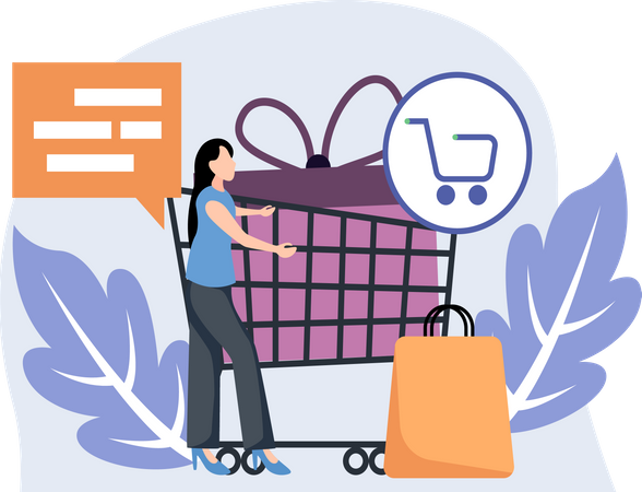 Online Shopping  Illustration