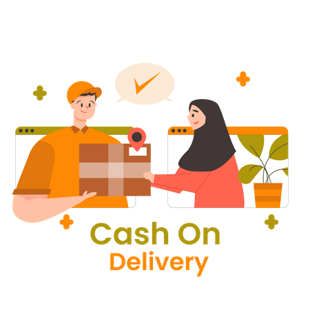 Cash On Delivery Vector Art PNG, Red Badge Cod Cash On Delivery, Cod, Cash  On Delevery, Order PNG Image For Free Download