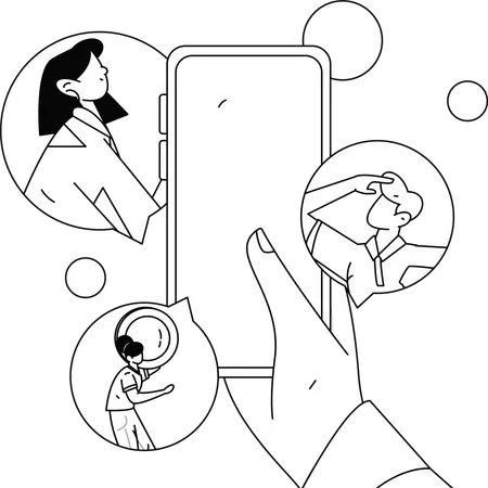Online Shopping Discount  Illustration