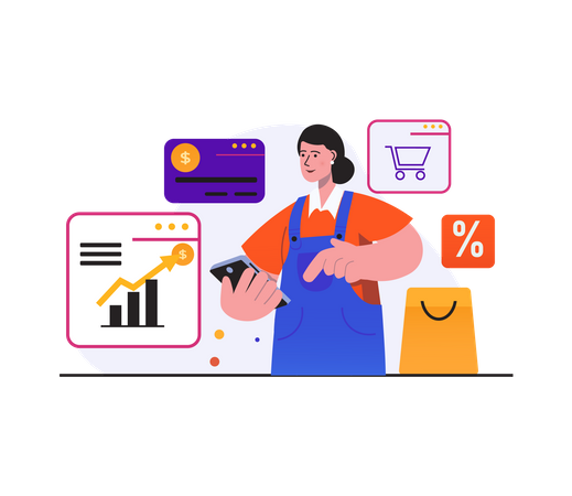Online Shopping Discount Analysis  Illustration