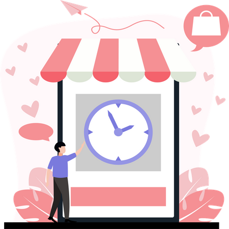 Online Shopping  Illustration