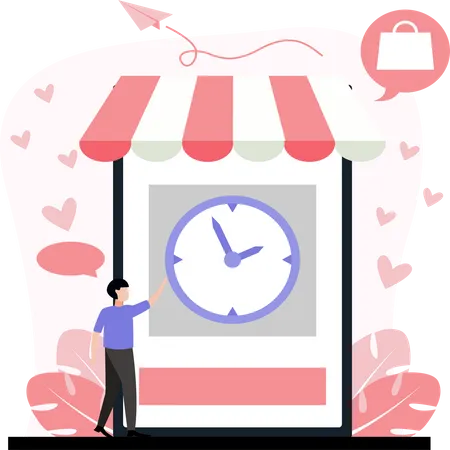 Online Shopping  Illustration