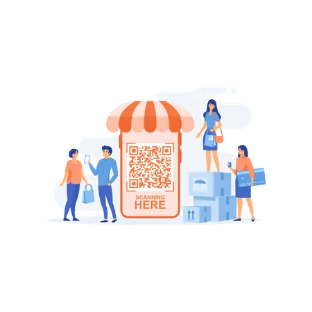 Online Shopping  Illustration