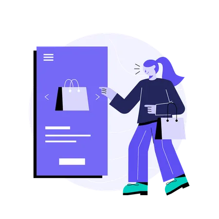 Online Shopping  Illustration