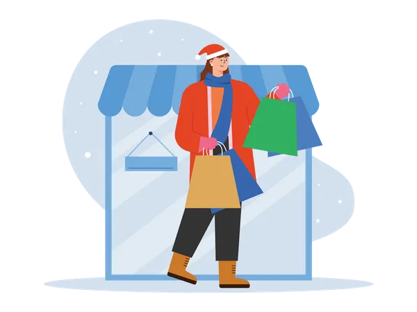 Online Shopping  Illustration