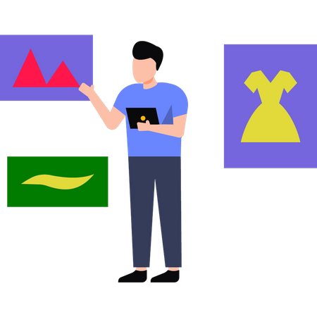 Online shopping  Illustration