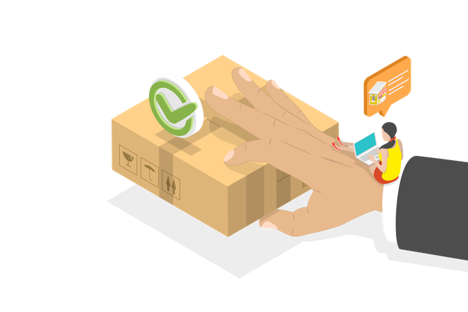 Online Shopping  Illustration