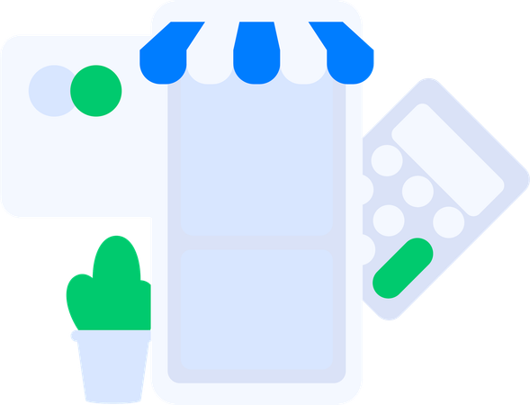 Online shopping payment  Illustration