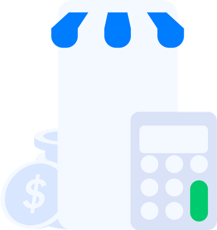 Online shopping payment  Illustration