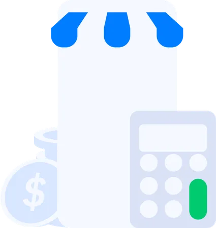 Online shopping payment  Illustration