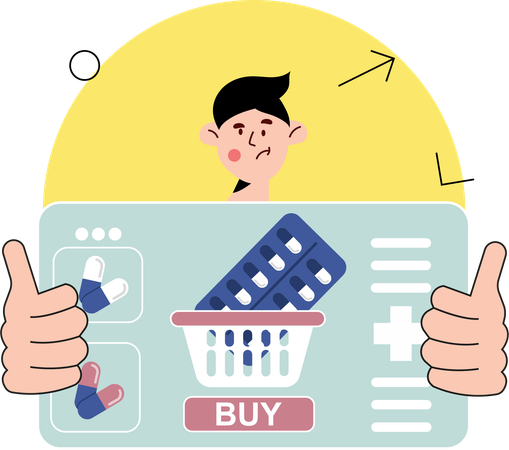 Online Shopping Platform  Illustration