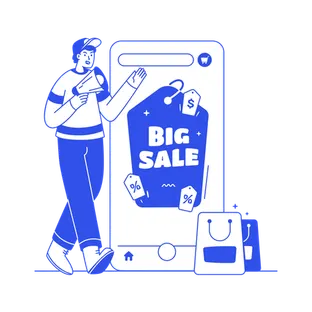 Online Shopping sale promotion