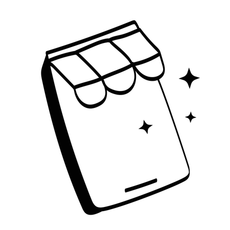 Online store  Illustration