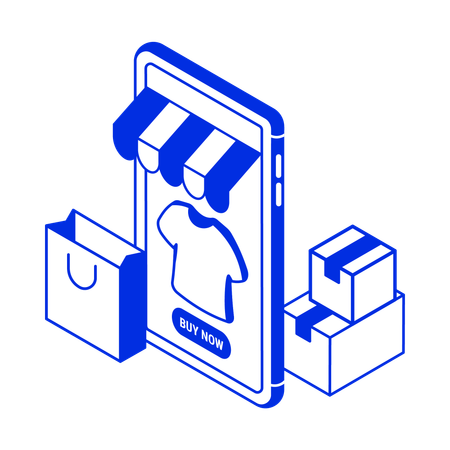 Online store  Illustration