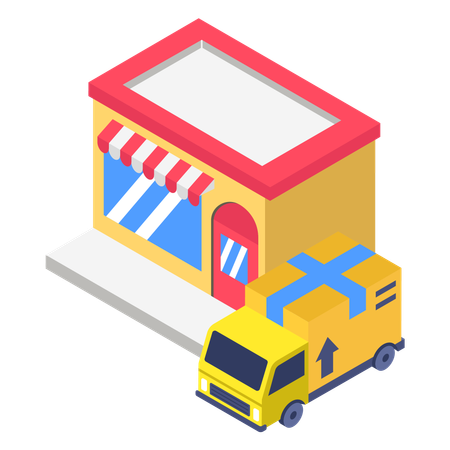 Online store  Illustration