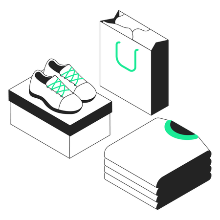 Online store  Illustration