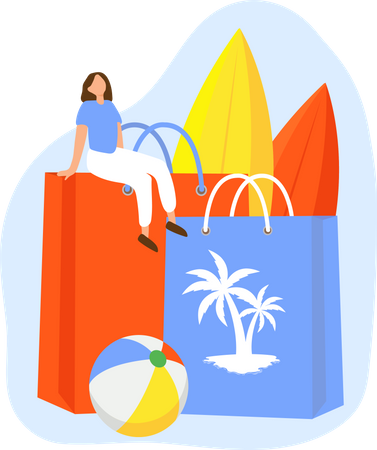 Online Store  Illustration