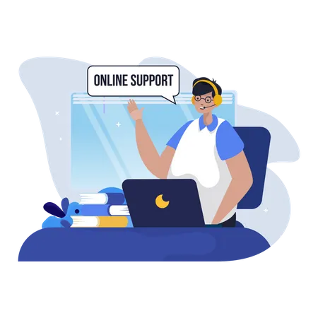 Online support Illustration