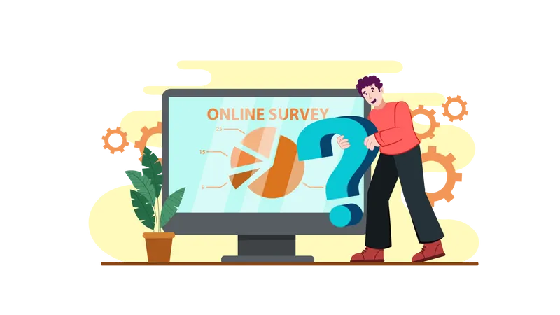 Online Survey Illustration