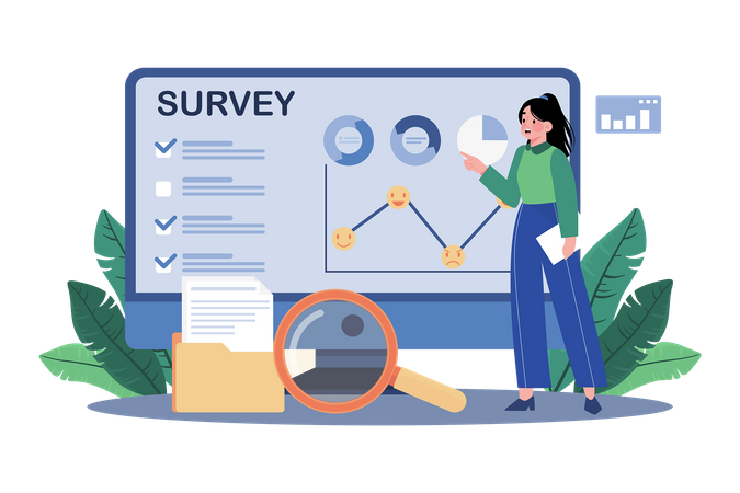 Online Survey  Illustration