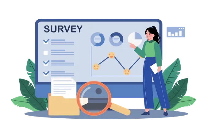 Online Survey  Illustration