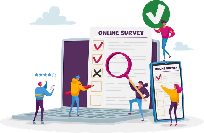 Online survey  Illustration