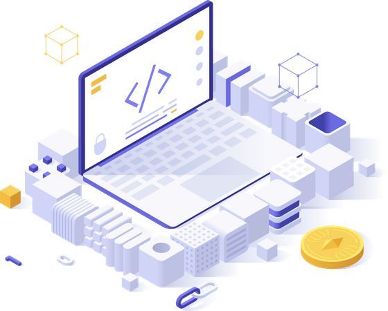 Online trading  Illustration
