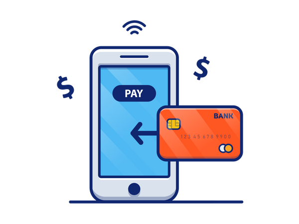 Online transaction  Illustration