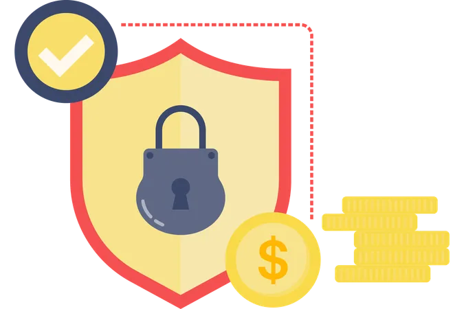 Online Transaction Security  Illustration