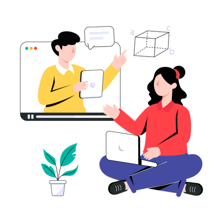 Online Tutor  イラスト