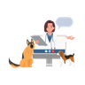 illustration for veterinary