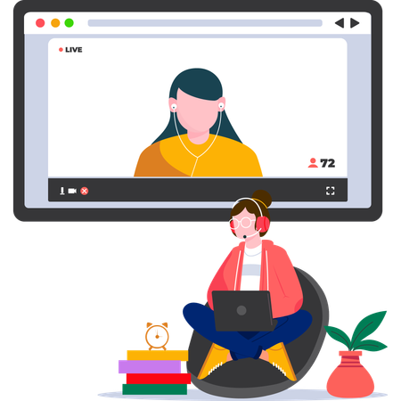 Online video course  Illustration