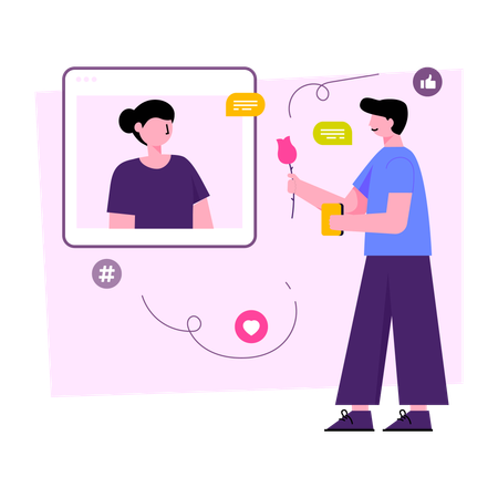 Online-Vorschlag  Illustration