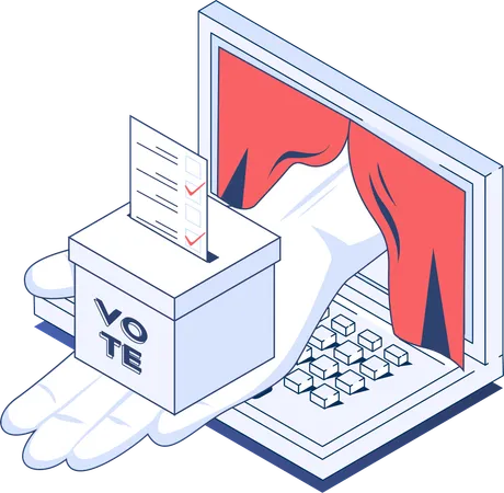 Online voting  Illustration
