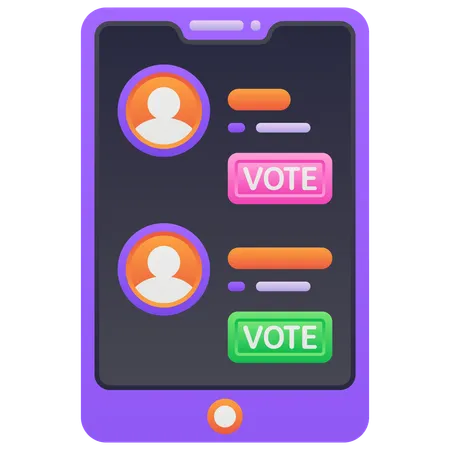 Online Voting  Illustration