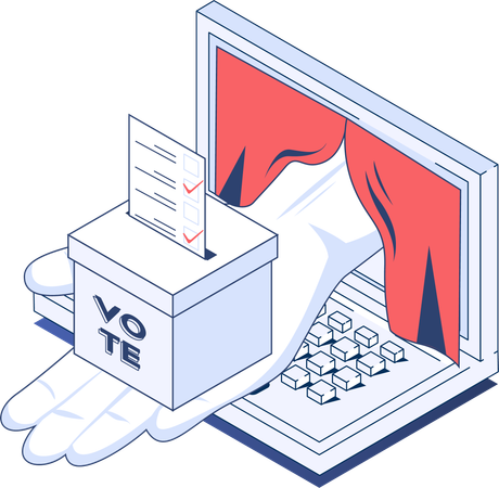 Online voting  Illustration