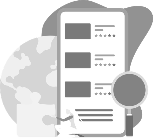 Online Website Ratings  Illustration