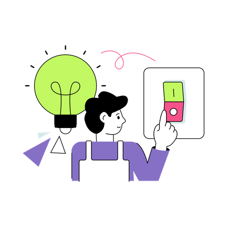 On/off Switch  イラスト