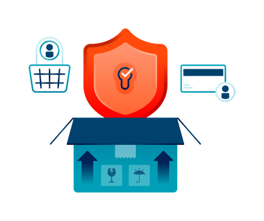 Maintaining product package security  Illustration