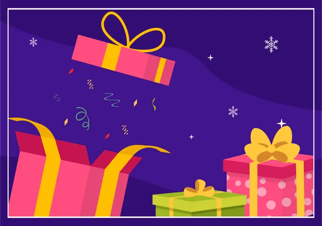 Boxing Day Sale Vector Illustration With Discount Special Offer Tag Price And Gift Box In Flat Cartoon For Promotion Advertising Background Design 일러스트레이션