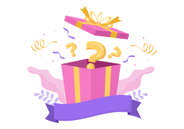 Open gift box  Illustration